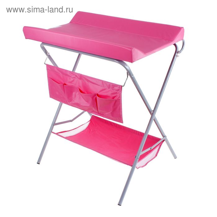 Пеленальный столик «Фея», складной, цвет розовый - Фото 1