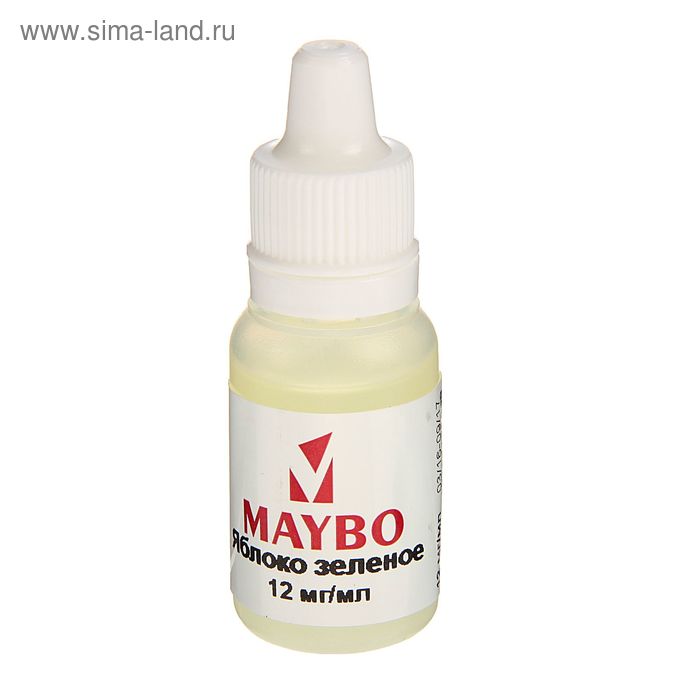 Жидкость для многоразовых ЭИ Maybo, яблоко зеленое, 12 мг, 10 мл - Фото 1