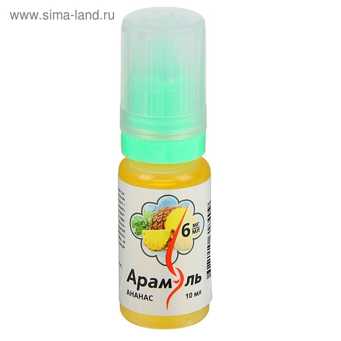 Жидкость для многоразовых ЭИ "Арамель", ананас, 6 мг, 10 мл - Фото 1
