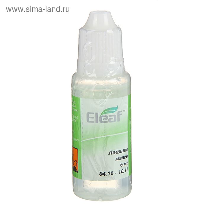 Жидкость для многоразовых ЭИ Eleaf, ледяное манго, 6 мг, 20 мл - Фото 1