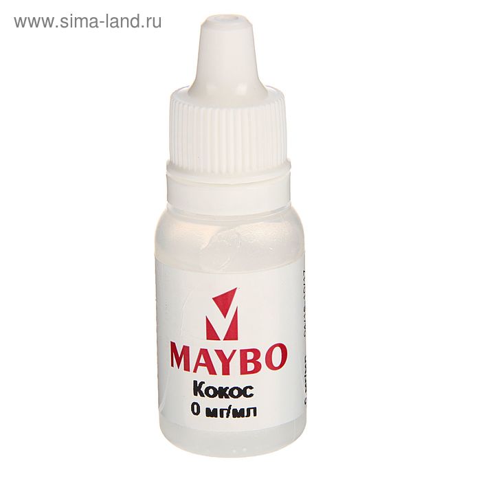 Жидкость для многоразовых ЭИ Maybo, кокос, 0 мг, 10 мл - Фото 1