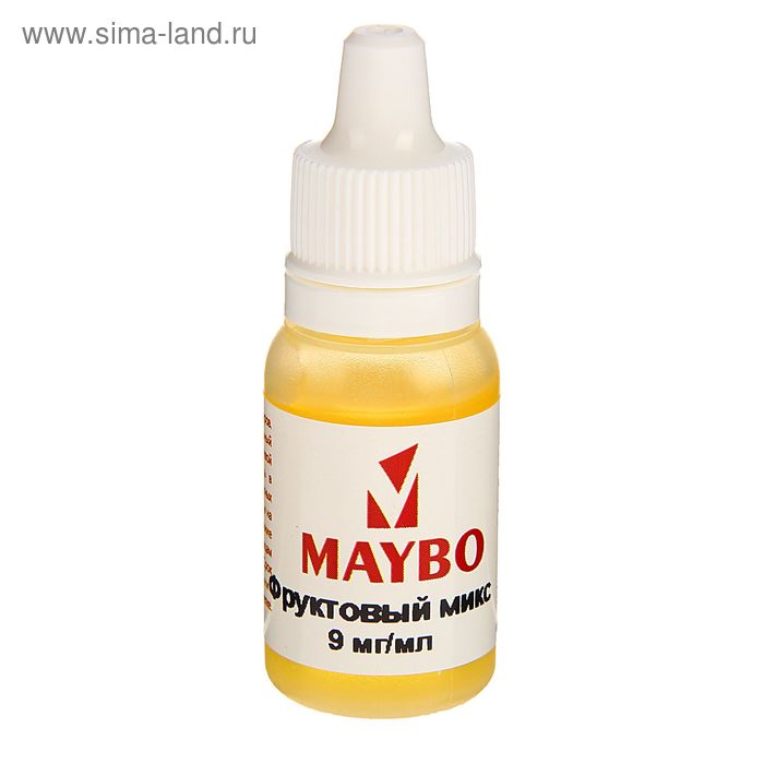 Жидкость для многоразовых ЭИ Maybo, фруктовый, 9 мг, 10 мл - Фото 1