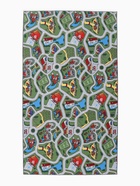 Палас прямоугольный «Лунапарк», размер 200×350 см, полиамид, зелёный - Фото 1