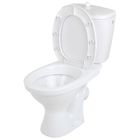 УЦЕНКА Унитаз компакт ЛЗСФ "Универсал Эконом", боковая подводка, косой выпуск, сиденье, шток - Фото 3