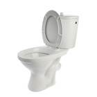 УЦЕНКА Унитаз компакт ЛЗСФ "Универсал Эконом", боковая подводка, косой выпуск, сиденье, шток - Фото 2