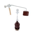 УЦЕНКА Унитаз компакт ЛЗСФ "Универсал Эконом", боковая подводка, косой выпуск, сиденье, шток - Фото 9