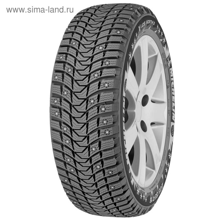 Шина зимняя шипованная Michelin X-Ice North 3 225/55 R17 101T - Фото 1