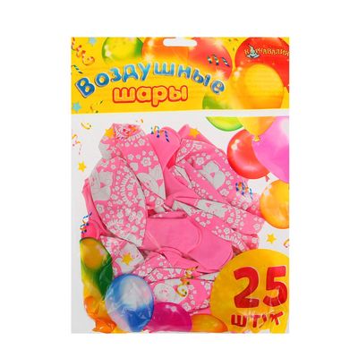 Шар воздушный "Малышка", 12", набор 25 шт.