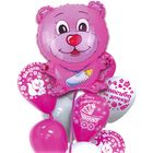 Букет-шары "Спасибо за дочку", набор 10 шт. + лента - Фото 1