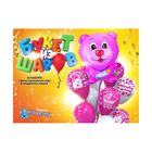 Букет-шары "Спасибо за дочку", набор 10 шт. + лента - Фото 2