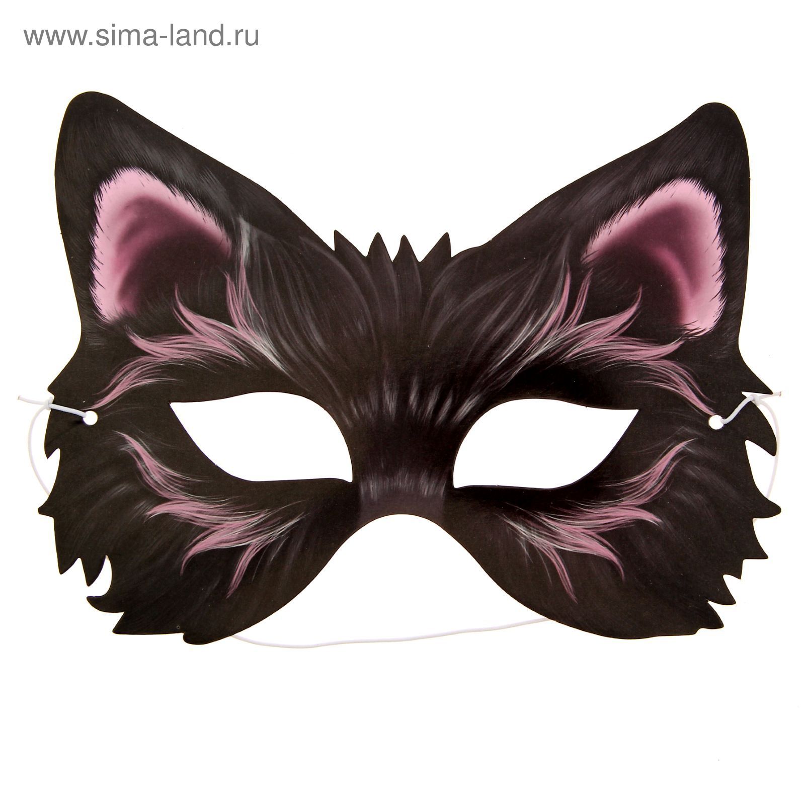 Карнавальная маска «Кот» на резинке, поролон