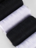 Нитки, 40/2, 300 м, набор 10 шт., чёрный, белый - Фото 3