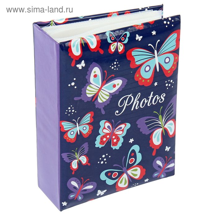 Фотоальбом на 96 фото 10х15 см "Бабочки" мягкая обложка 16,8х12,5х5,5 см - Фото 1