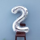 Воздушный шар фольгированный 40" «Цифра 2» - Фото 2