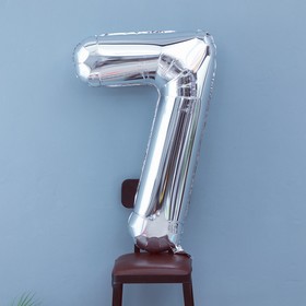 Воздушный шар фольгированный40", «Цифра 7»