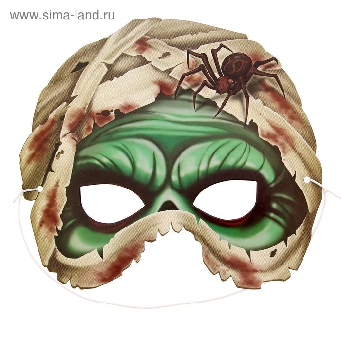 Маска карнавальная "Мумия" - Фото 1
