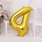 Воздушный шар фольгированный 40" «Цифра 4» - Фото 2