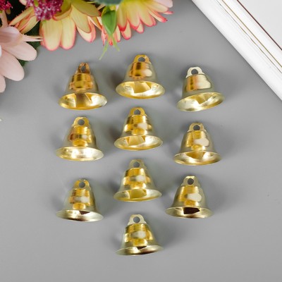 Набор декора для творчества «Колокольчики» d=2.1 см набор 10 шт.