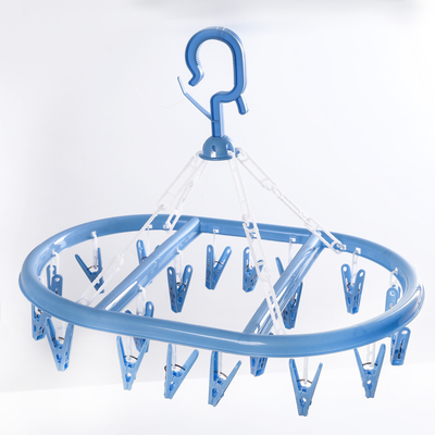 Сушилка для белья подвесная овальная 20 прищепок, цвет МИКС