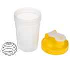 Шейкер спортивный для коктейлей и воды, 550 мл «Мастер К», 17×9 см, желтый - Фото 2