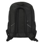 Рюкзак школьный на молнии, 3 отдела, 1 наружный карман, чёрный - Фото 3