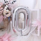 Воздушный шар фольгированный 40" «Цифра 0» - Фото 3