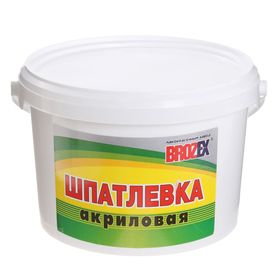 Шпатлёвка акриловая Brozex, 5 кг 1413151