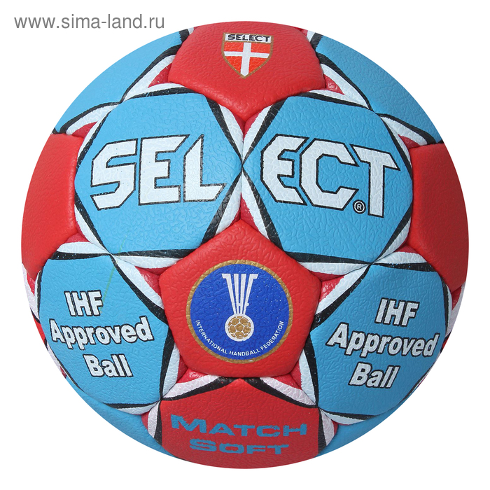 Мяч гандбольный Select Match Soft, 844908-232 Senior, размер 3 - Фото 1