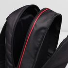 Рюкзак школьный на молнии, 2 отдела, 2 наружных кармана, чёрный - Фото 5