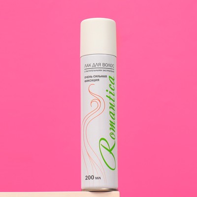 Лак для волос «Романтика» очень сильная фиксация, 200 мл