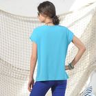 Блуза, размер 52, рост 164 см, цвет голубой (арт. 4974а С+) - Фото 3