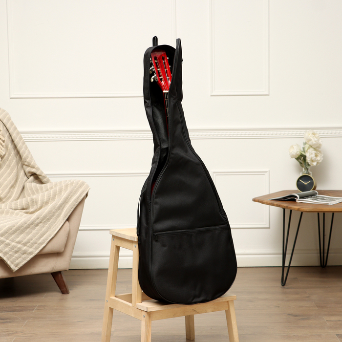 Чехол для классической гитары 4/4 Music Life, 102×38×12.5 см, утеплённый (зимний), чёрный - Фото 1