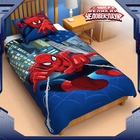 Одеяло панно 1,5 сп "Человек паук" 140*205 см леб.пух, поплин, 200 г/м2 - Фото 1