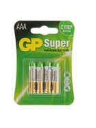 Батарейка алкалиновая GP Super, AAA, LR03-4BL, 1.5В, блистер, 4 шт. - Фото 2