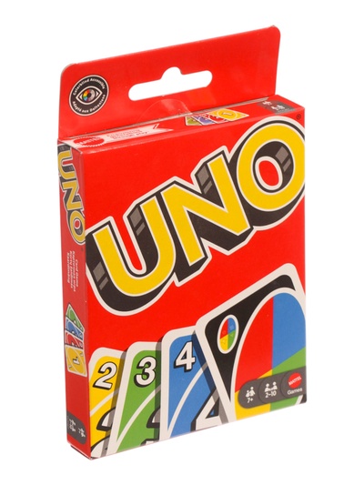 Настольная игра Uno, 2-10 игроков, 7+