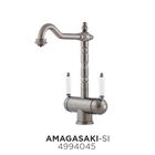 Смеситель для кухни Omoikiri Amagasaki-SI 4994045 с каналом для питьевой воды, серебро - Фото 1