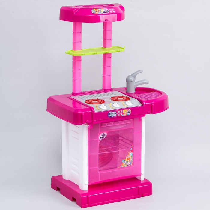 Игровой набор «Модная кухня», WINX, в чемоданчике, с аксессуарами, свет, звук, высота 65,5 см - фото 1906816514
