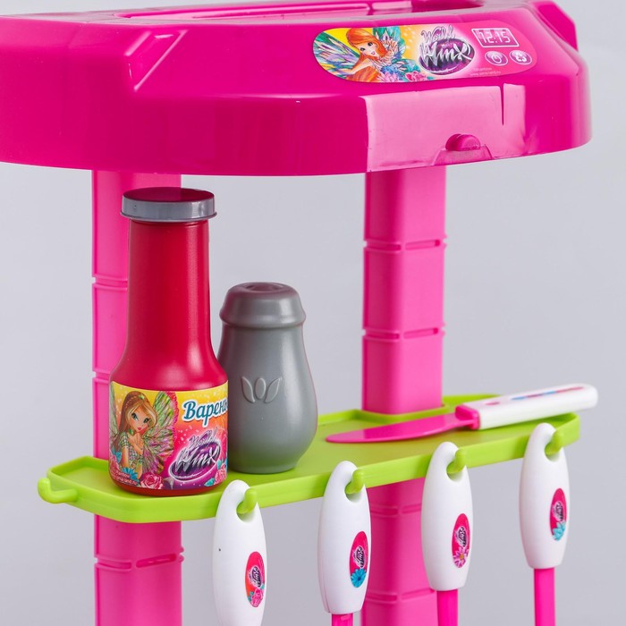 Игровой набор «Модная кухня», WINX, в чемоданчике, с аксессуарами, свет, звук, высота 65,5 см - фото 1906816517