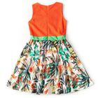 Платье для девочки "Тропические цветы", рост 164 см, цвет оранжевый (арт. 87628б) - Фото 5