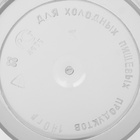 Контейнер пищевой ПластоС, 140 мл, с герметичной крышкой, d=8 см, h=5 см, пластик, прозрачный - Фото 3