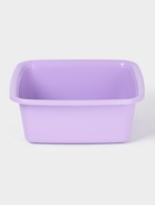 Таз хозяйственный квадратный, 7 л, пластик, МИКС - Фото 1