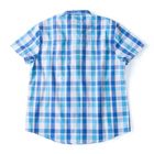 Рубашка для мальчика, рост 164 см, цвет голубой, принт клетка (арт. 91023б) - Фото 2