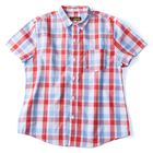 Рубашка для мальчика, рост 146 см, цвет красный, принт клетка (арт. 91023б) - Фото 1