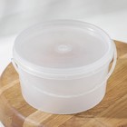 Банка для хранения с герметичной крышкой, 1 л, пластик, прозрачный - Фото 2