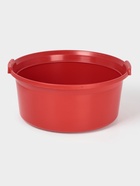 Таз хозяйственный круглый, 15 л, пластик, МИКС - Фото 1