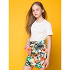 Юбка для девочки «Тропики», рост 164 см, цвет оранжевый - Фото 2