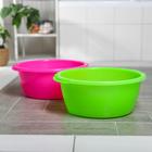 Таз хозяйственный круглый, 13 л, пластик, МИКС - Фото 7