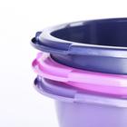 Таз хозяйственный круглый, 13 л, пластик, МИКС - Фото 8