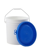 Ведро с герметичной крышкой, 20 л, белое - Фото 2