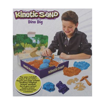 Песок для лепки Kinetic Sand, 340 г + формочки, МИКС